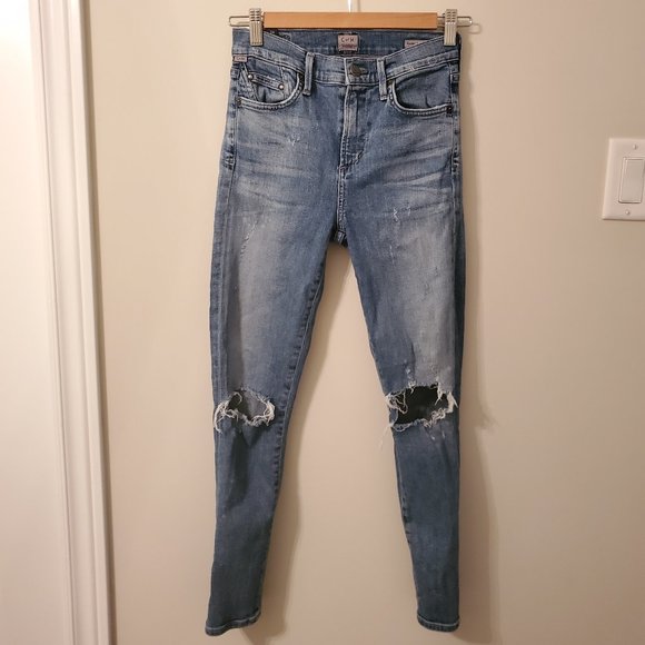 Citizens of Humanity Rocket Crop High Rise Skinny Jean - Picture 1 of 7